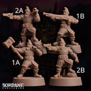 Astrar Dwarf Sky Artificer- Sordane Publishing | 28mm and 32mm | Wargaming | DnD | Tabletop Roleplaying