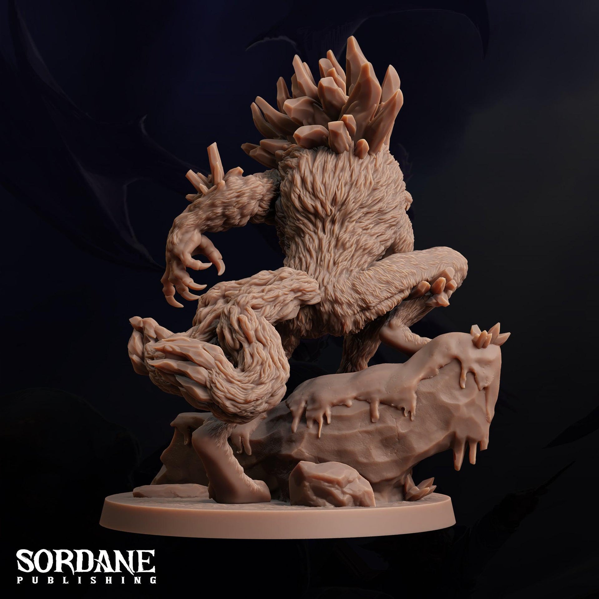 Icethorn Varghast. Icy Werewolf - Sordane Publishing | 28mm and 32mm | Wargaming | DnD | Tabletop Roleplaying