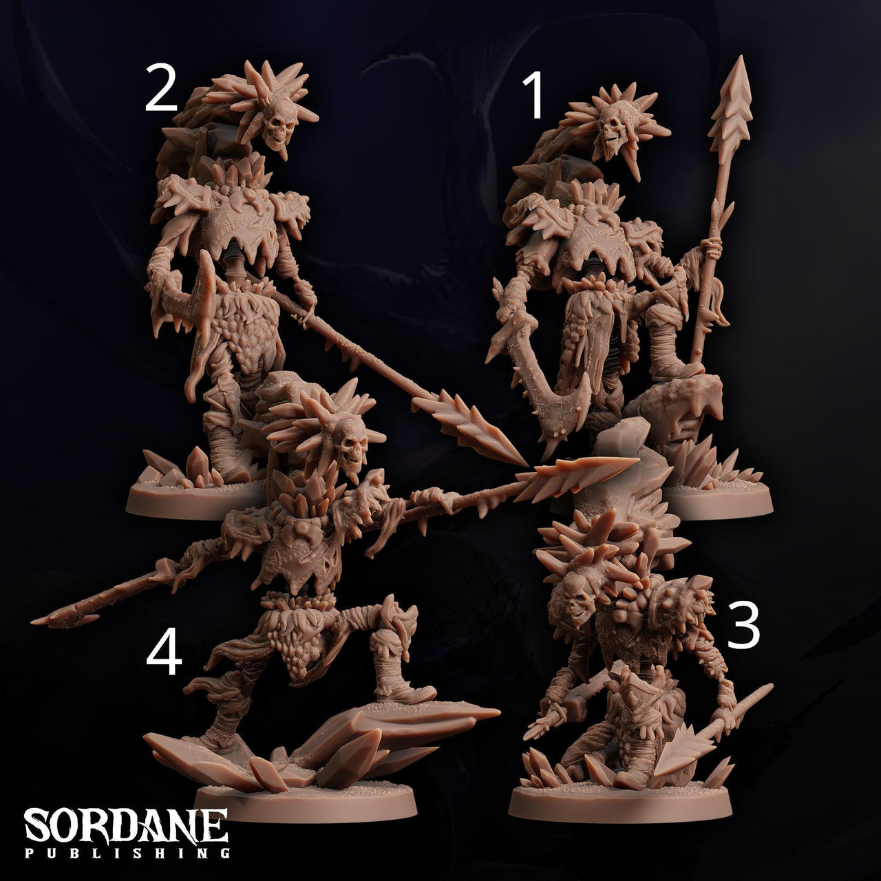 Icethorn Draugr. Undead Warriors - Sordane Publishing | 28mm and 32mm | Wargaming | DnD | Tabletop Roleplaying