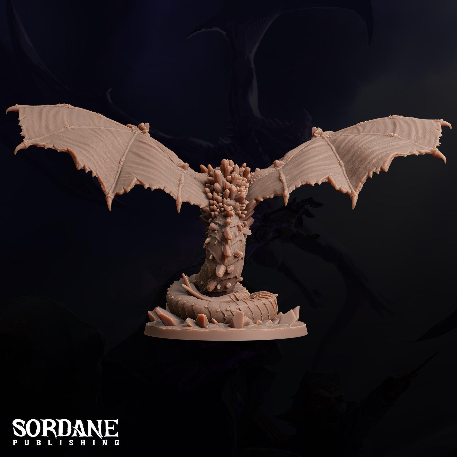 Icebloom Amphithere. Ice Drake - Sordane Publishing | 28mm and 32mm | Wargaming | DnD | Tabletop Roleplaying