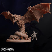 Icebloom Amphithere. Ice Drake - Sordane Publishing | 28mm and 32mm | Wargaming | DnD | Tabletop Roleplaying