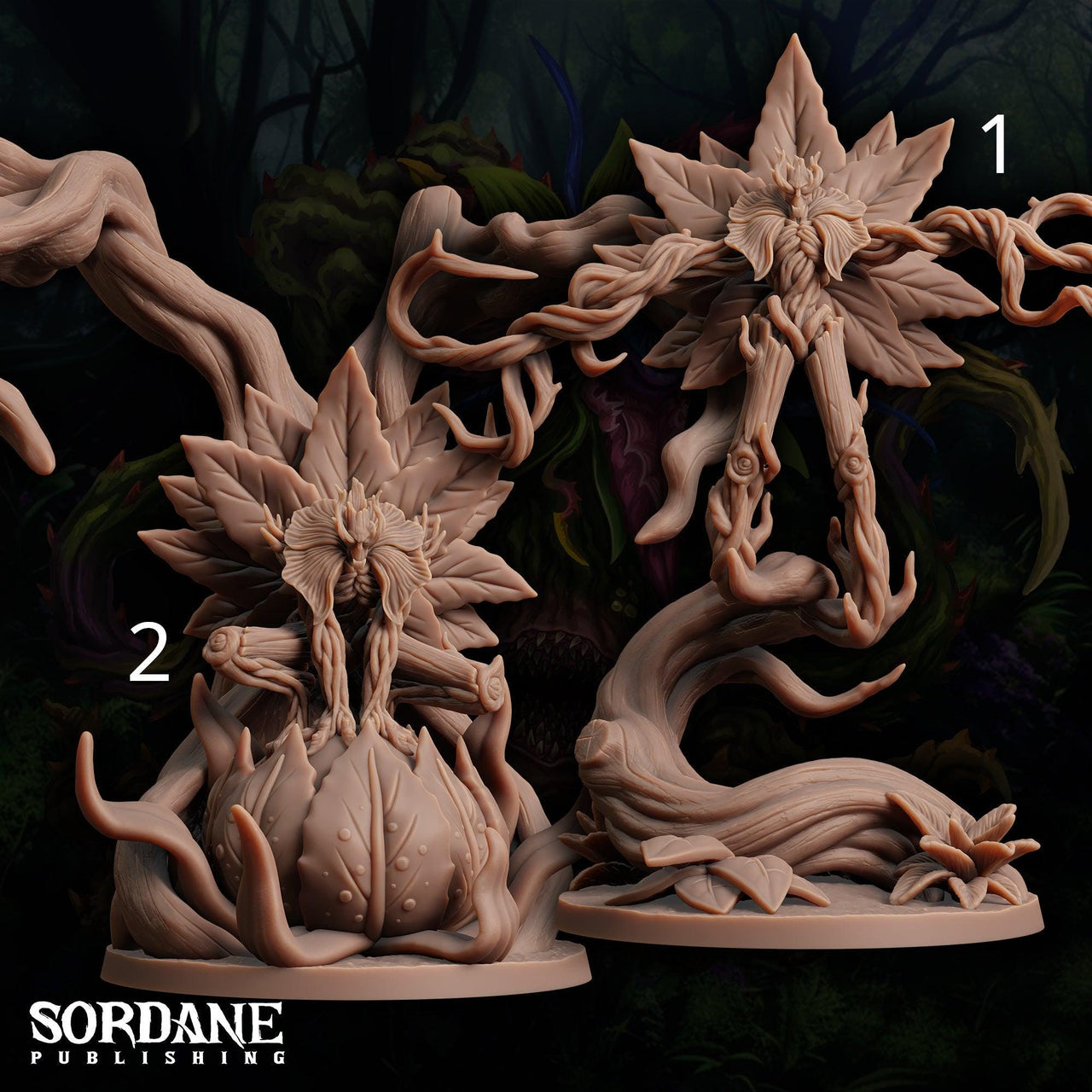 Errocerus Woodkeeper, Giant Plantfolk Guardian - Sordane Publishing | 28mm and 32mm | Wargaming | DnD | Tabletop Roleplaying