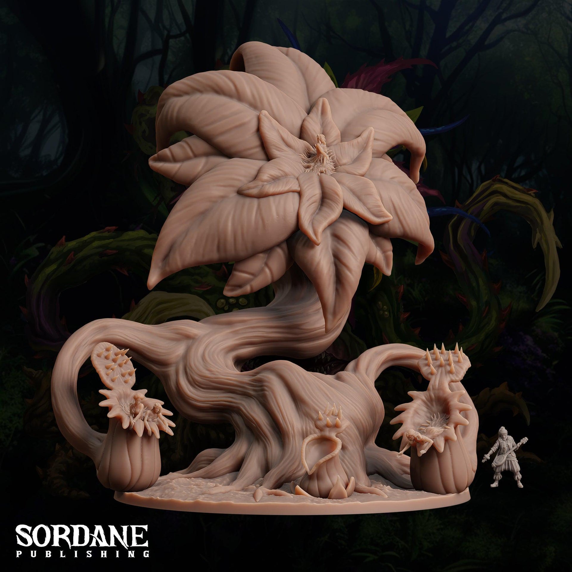 Lophilure Anglerplant. Giant Pitcher Plant Monster - Sordane Publishing | 28mm and 32mm | Wargaming | DnD | Tabletop Roleplaying