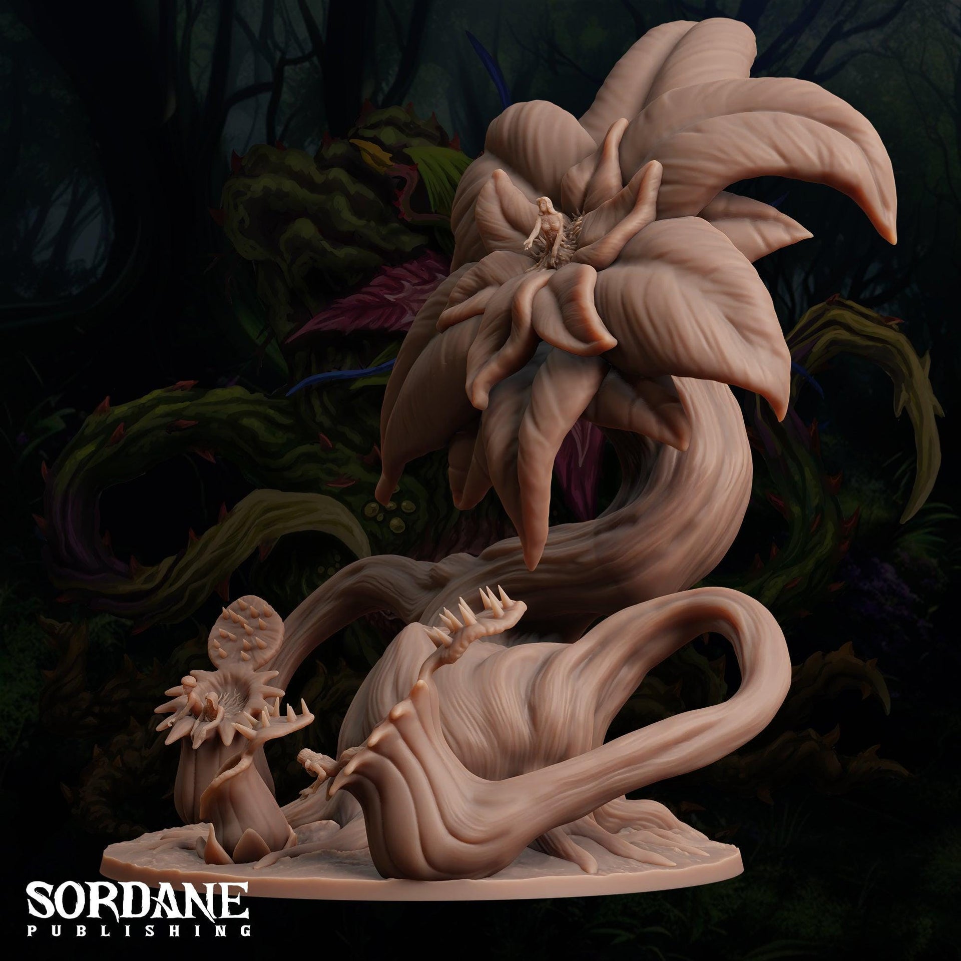 Lophilure Anglerplant. Giant Pitcher Plant Monster - Sordane Publishing | 28mm and 32mm | Wargaming | DnD | Tabletop Roleplaying