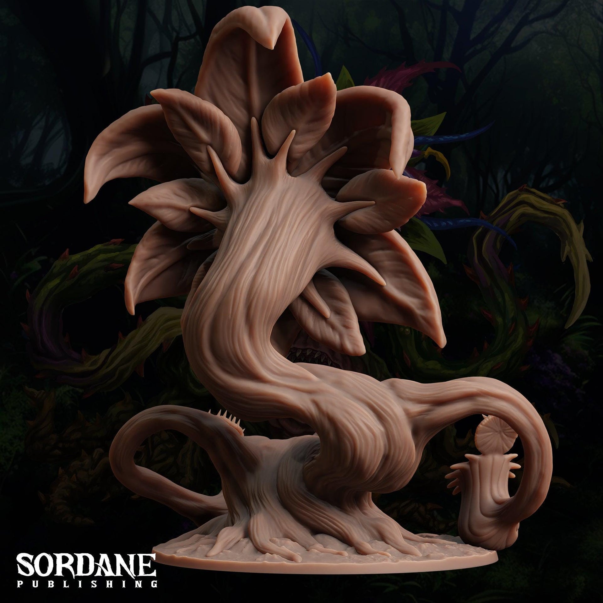 Lophilure Anglerplant. Giant Pitcher Plant Monster - Sordane Publishing | 28mm and 32mm | Wargaming | DnD | Tabletop Roleplaying