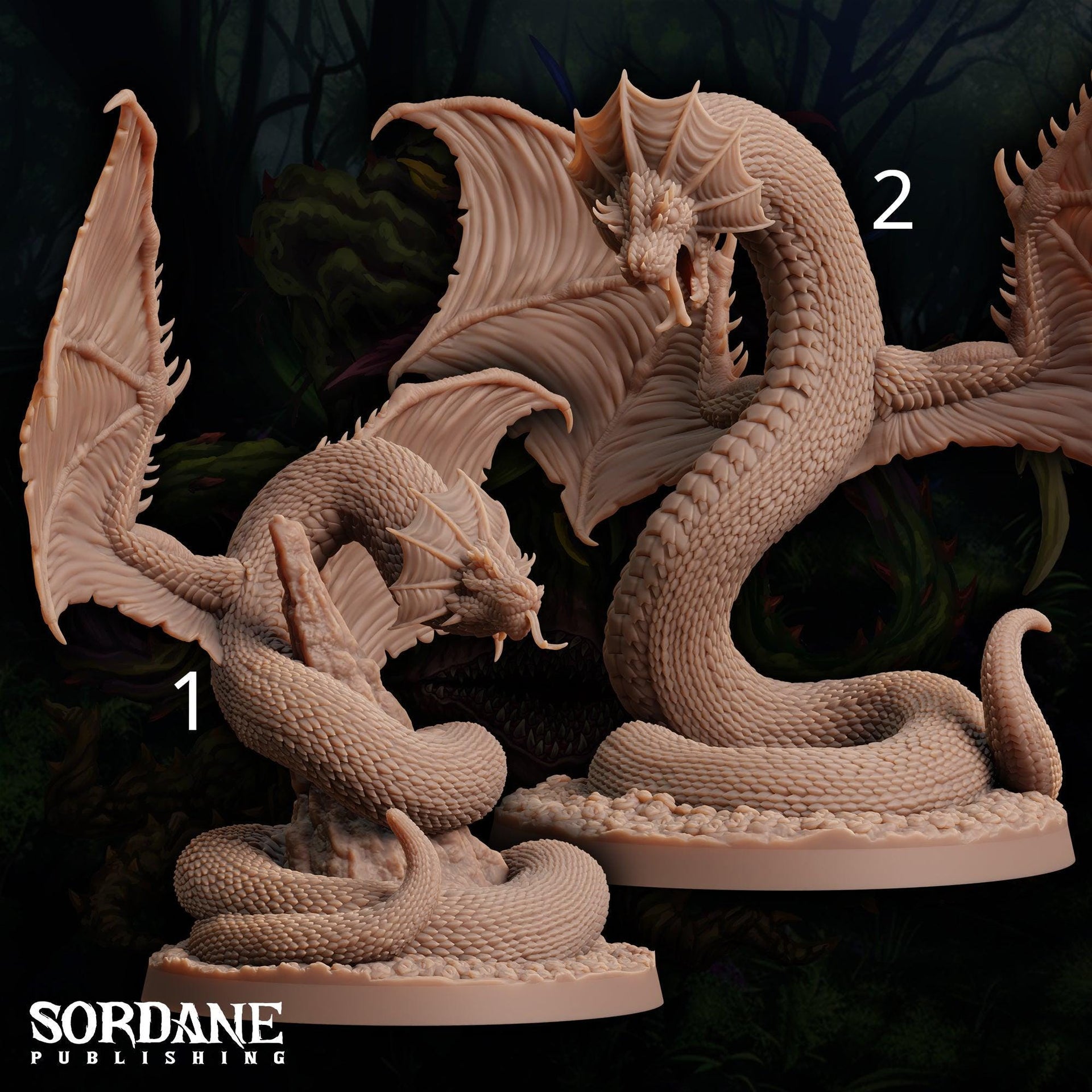Rosewing Serpent - Sordane Publishing | 28mm and 32mm | Wargaming | DnD | Tabletop Roleplaying
