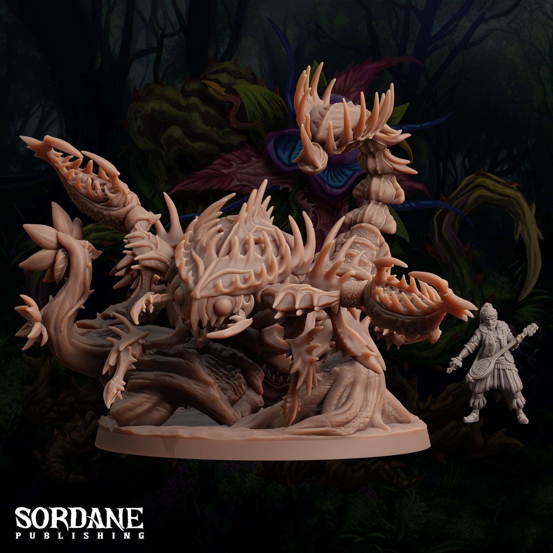 Dionaeatra Ravager. Venus Fly Trap Scorpion - Sordane Publishing | 28mm and 32mm | Wargaming | DnD | Tabletop Roleplaying