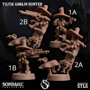 Tiltik Goblin Hunter, Goblin Bandit - Sordane Publishing | 28mm and 32mm | Wargaming | DnD | Tabletop Roleplaying