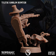 Tiltik Goblin Hunter, Goblin Bandit - Sordane Publishing | 28mm and 32mm | Wargaming | DnD | Tabletop Roleplaying