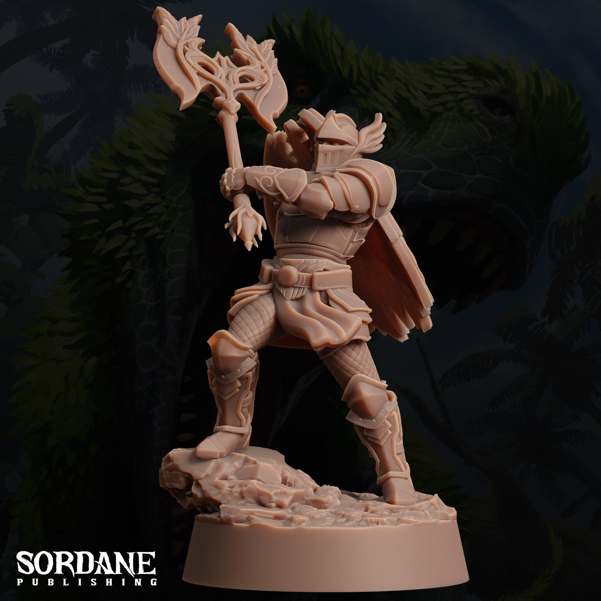 Umbriel Elf Paladin, Dark Elf Knight- Sordane Publishing | 28mm and 32mm | Wargaming | DnD | Tabletop Roleplaying