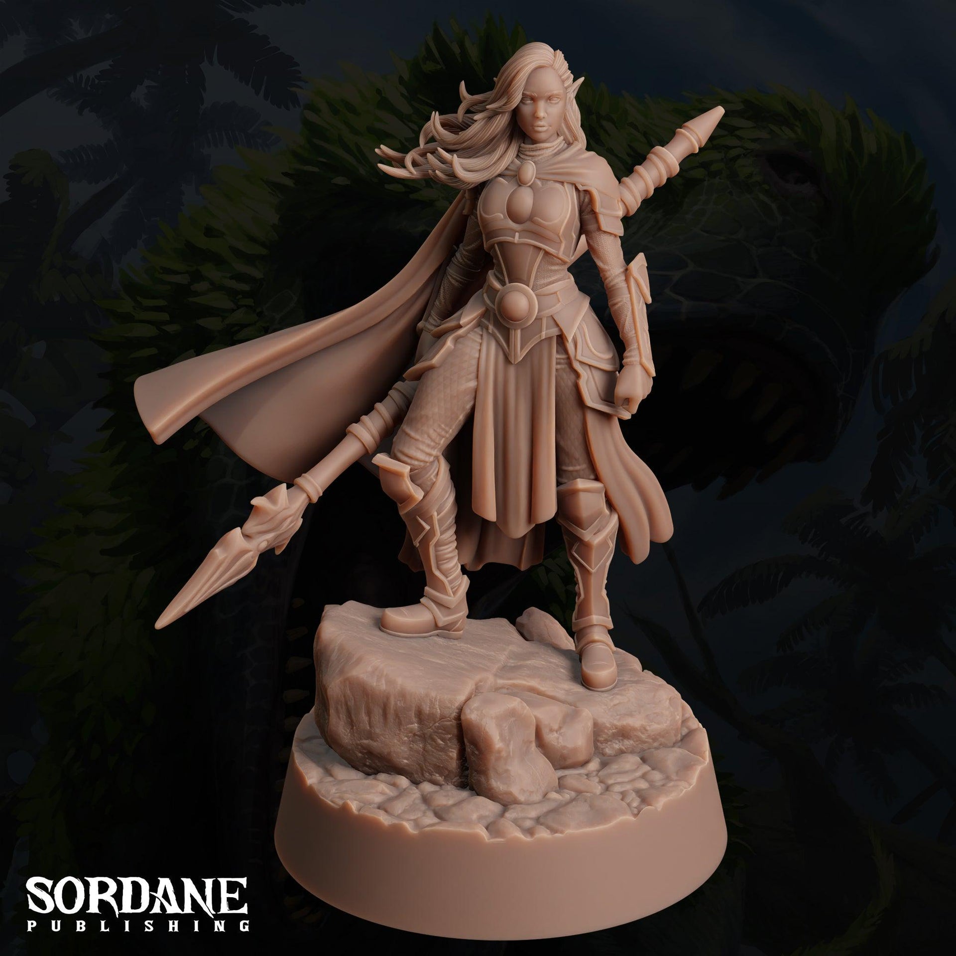 Umbriel Elf Cleric, Dark Elf Paladin - Sordane Publishing | 28mm and 32mm | Wargaming | DnD | Tabletop Roleplaying