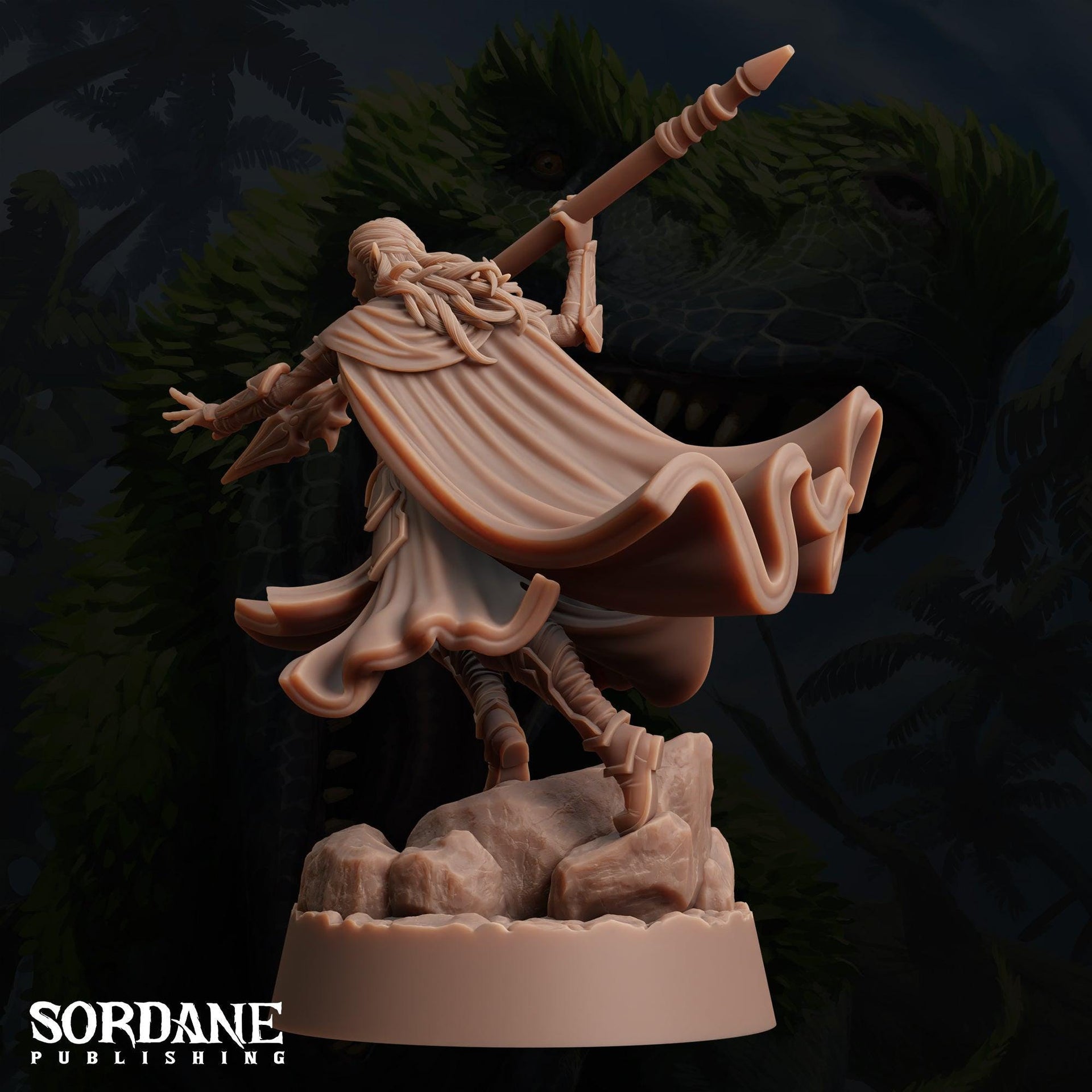 Umbriel Elf Cleric, Dark Elf Paladin - Sordane Publishing | 28mm and 32mm | Wargaming | DnD | Tabletop Roleplaying