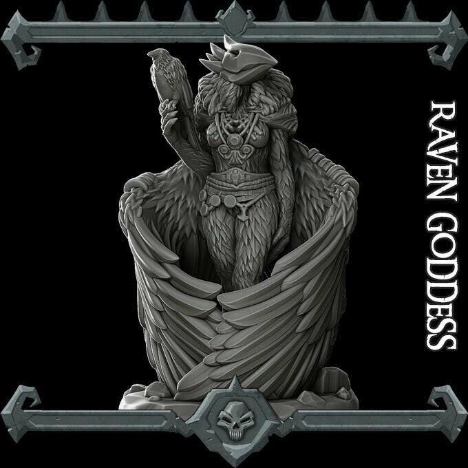Raven Goddess - Rocket Pig Games | 28mm and 32mm | Wargaming | DnD | Tabletop Roleplaying