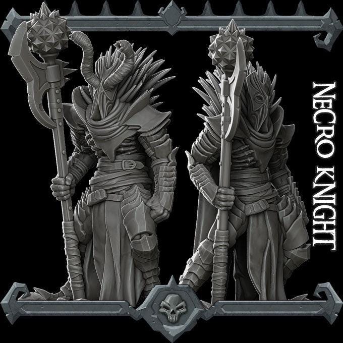 Necro Knight - Rocket Pig Games | 28mm and 32mm | Wargaming | DnD | Tabletop Roleplaying
