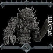 Hell Golem - Rocket Pig Games | 28mm and 32mm | Wargaming | DnD | Tabletop Roleplaying