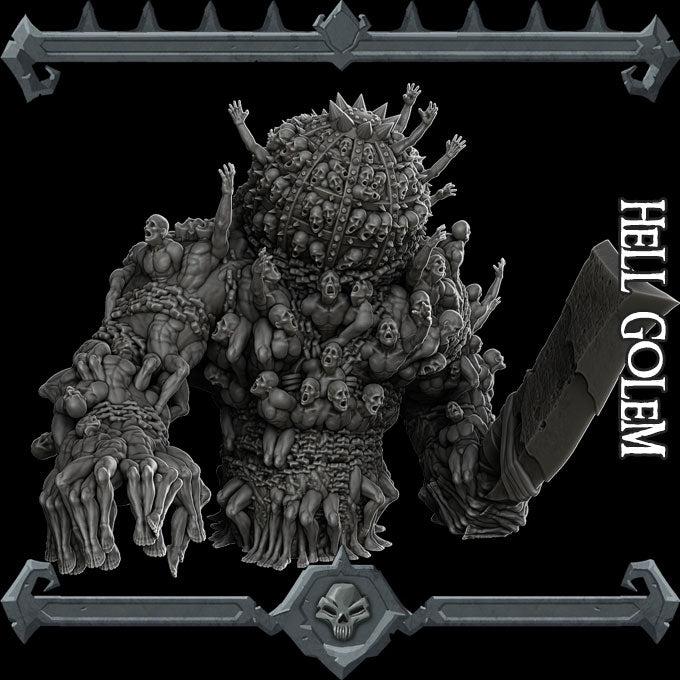 Hell Golem - Rocket Pig Games | 28mm and 32mm | Wargaming | DnD | Tabletop Roleplaying