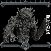 Hell Golem - Rocket Pig Games | 28mm and 32mm | Wargaming | DnD | Tabletop Roleplaying