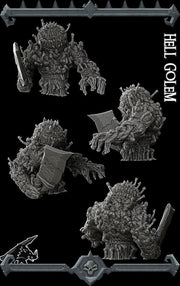 Hell Golem - Rocket Pig Games | 28mm and 32mm | Wargaming | DnD | Tabletop Roleplaying