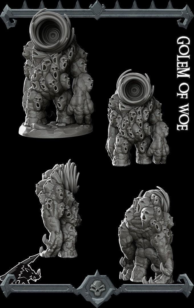 Golem of Woe - Rocket Pig Games | 28mm and 32mm | Wargaming | DnD | Tabletop Roleplaying