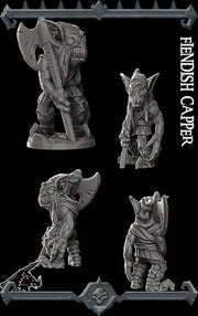 Fiendish Capper. Demon Goblin - Rocket Pig Games | 28mm and 32mm | Wargaming | DnD | Tabletop Roleplaying