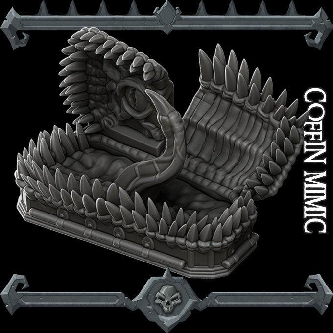 Coffin Mimic - Rocket Pig Games | 28mm and 32mm | Wargaming | DnD | Tabletop Roleplaying