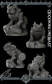 Clockwork Owlbeast. Owlbear Mech - Rocket Pig Games | 28mm and 32mm | Wargaming | DnD | Tabletop Roleplaying