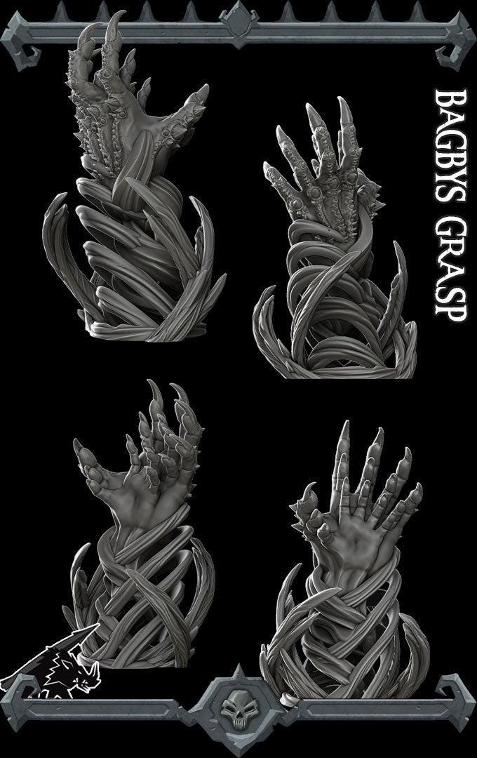 Bagbys Grasp. Giant Spirit Hand - Rocket Pig Games | 28mm and 32mm | Wargaming | DnD | Tabletop Roleplaying