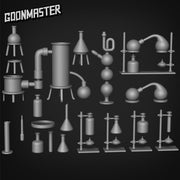 Lab Equipment - Goonmaster Basing Bits | 28mm and 32mm | Wargaming | DnD | Tabletop Roleplaying