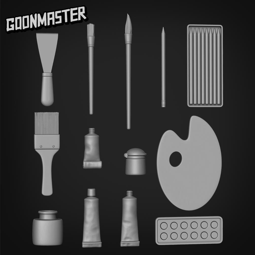 Art Supplies - Goonmaster Basing Bits | 28mm and 32mm | Wargaming | DnD | Tabletop Roleplaying