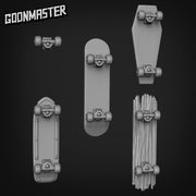 Skateboard - Goonmaster Basing Bits | 28mm and 32mm | Wargaming | DnD | Tabletop Roleplaying