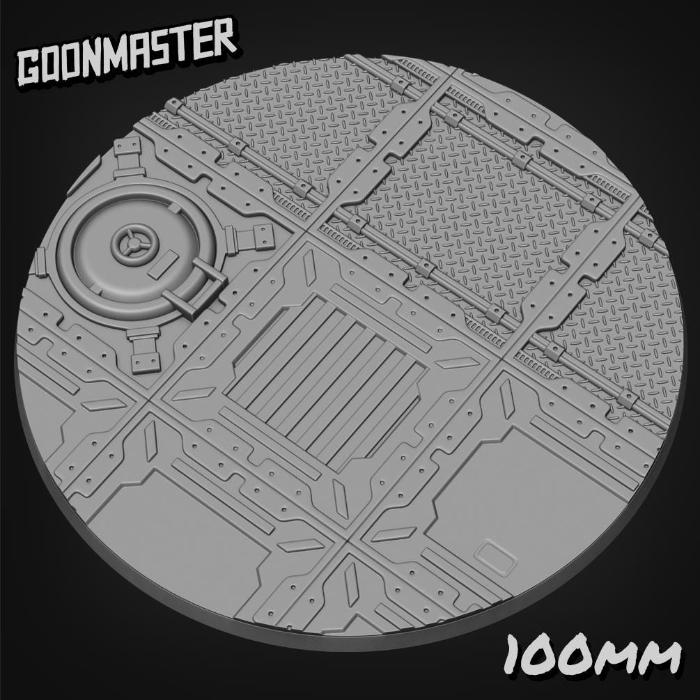 Scifi Walkway Bases - Goonmaster | 28mm and 32mm | Wargaming | DnD | Tabletop Roleplaying