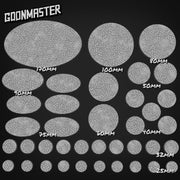 Curved Brick Bases - Goonmaster | 28mm and 32mm | Wargaming | DnD | Tabletop Roleplaying