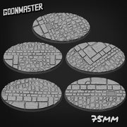 Cobblestone Road Bases - Goonmaster | 28mm and 32mm | Wargaming | DnD | Tabletop Roleplaying
