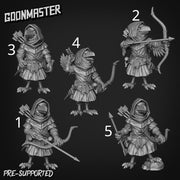 Bad Bird Archer, Crowfolk Ranger - Goonmaster | 28mm and 32mm | Wargaming | DnD | Tabletop Roleplaying