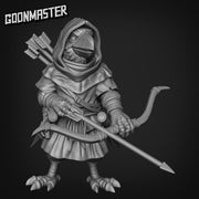 Bad Bird Archer, Crowfolk Ranger - Goonmaster | 28mm and 32mm | Wargaming | DnD | Tabletop Roleplaying