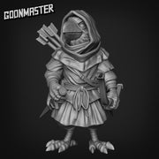 Bad Bird Archer, Crowfolk Ranger - Goonmaster | 28mm and 32mm | Wargaming | DnD | Tabletop Roleplaying