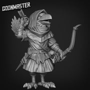 Bad Bird Archer, Crowfolk Ranger - Goonmaster | 28mm and 32mm | Wargaming | DnD | Tabletop Roleplaying