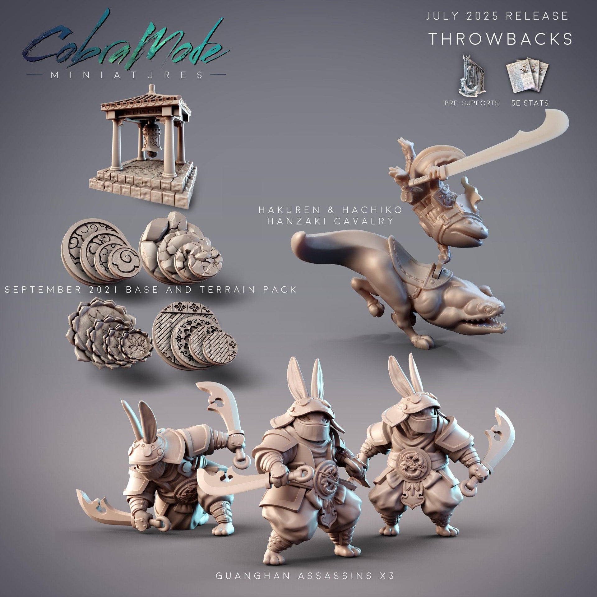 Torachain Transformed Ciorcal, Fungus Infected Monster - CobraMode | 28mm and 32mm | Wargaming | DnD | Tabletop Roleplaying