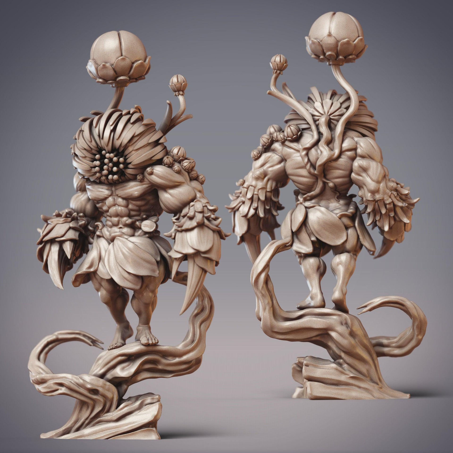 Blathrion Transformed Brute, Fungus Infected Warrior - CobraMode | 28mm and 32mm | Wargaming | DnD | Tabletop Roleplaying