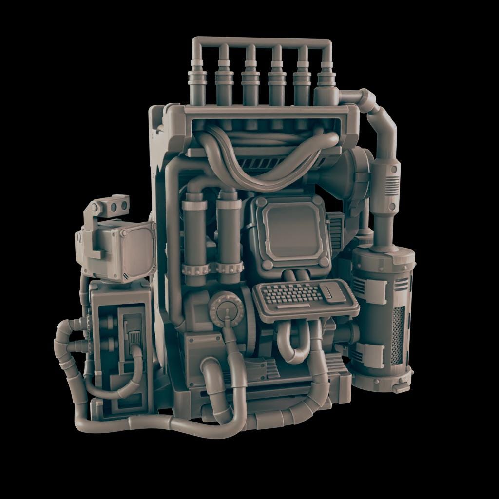 Cyberpunk Terminals - Ec3d | 28mm and 32mm | Wargaming | DnD | Tabletop Roleplaying