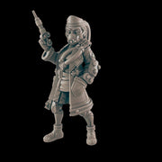 Nurse Feel Good. Cyberpunk Doctor - Ec3d | 28mm and 32mm | Wargaming | DnD | Tabletop Roleplaying