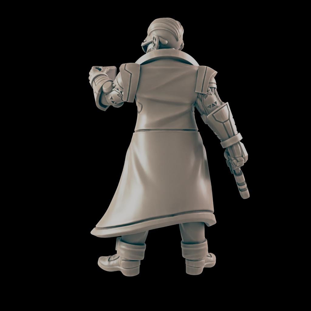 Detective. Cyberpunk Private Eye- Ec3d | 28mm and 32mm | Wargaming | DnD | Tabletop Roleplaying