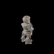 Dwarf Female Cutter - Ec3d | 28mm and 32mm | Wargaming | DnD | Tabletop Roleplaying