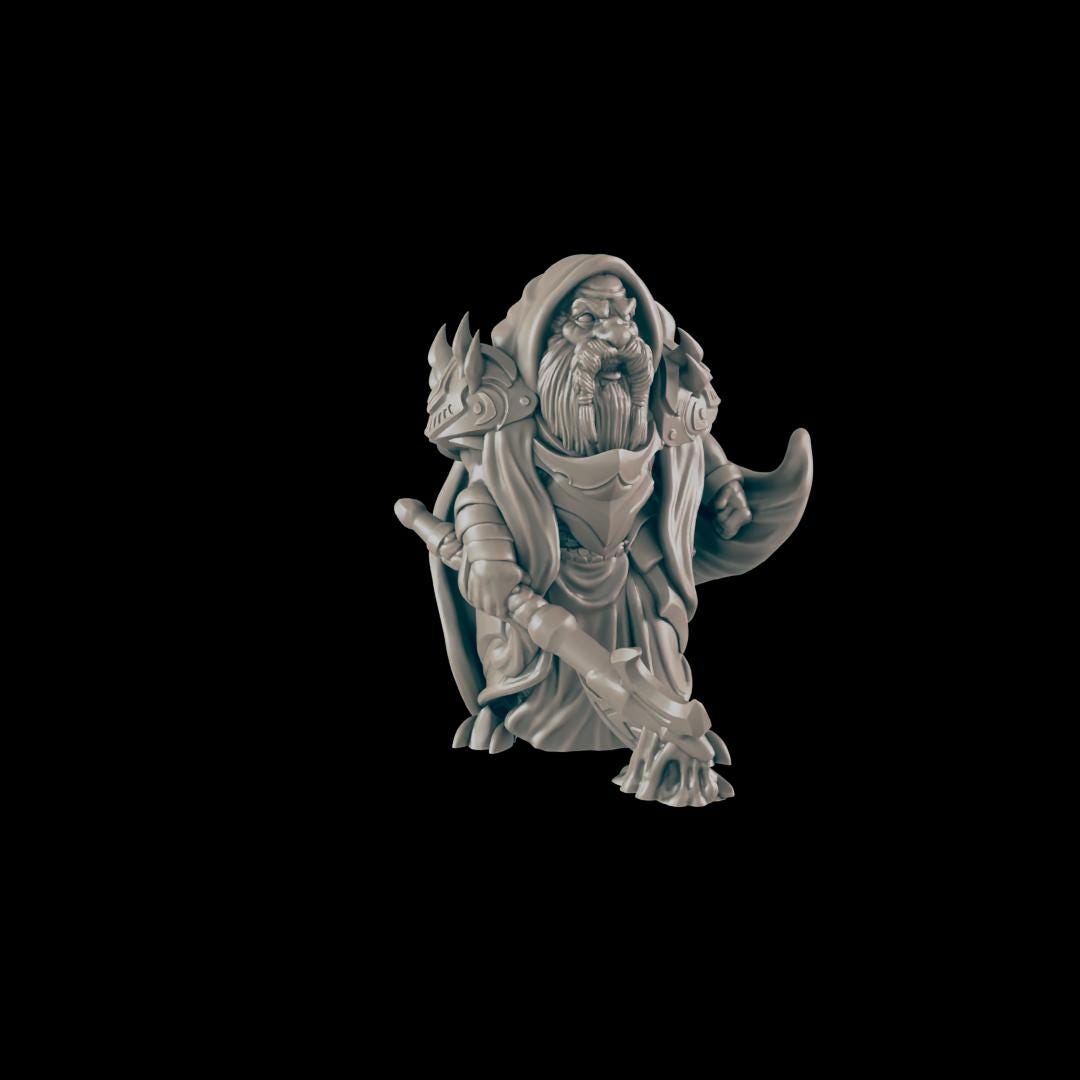 Dark Dwarf - Ec3d | 28mm and 32mm | Wargaming | DnD | Tabletop Roleplaying