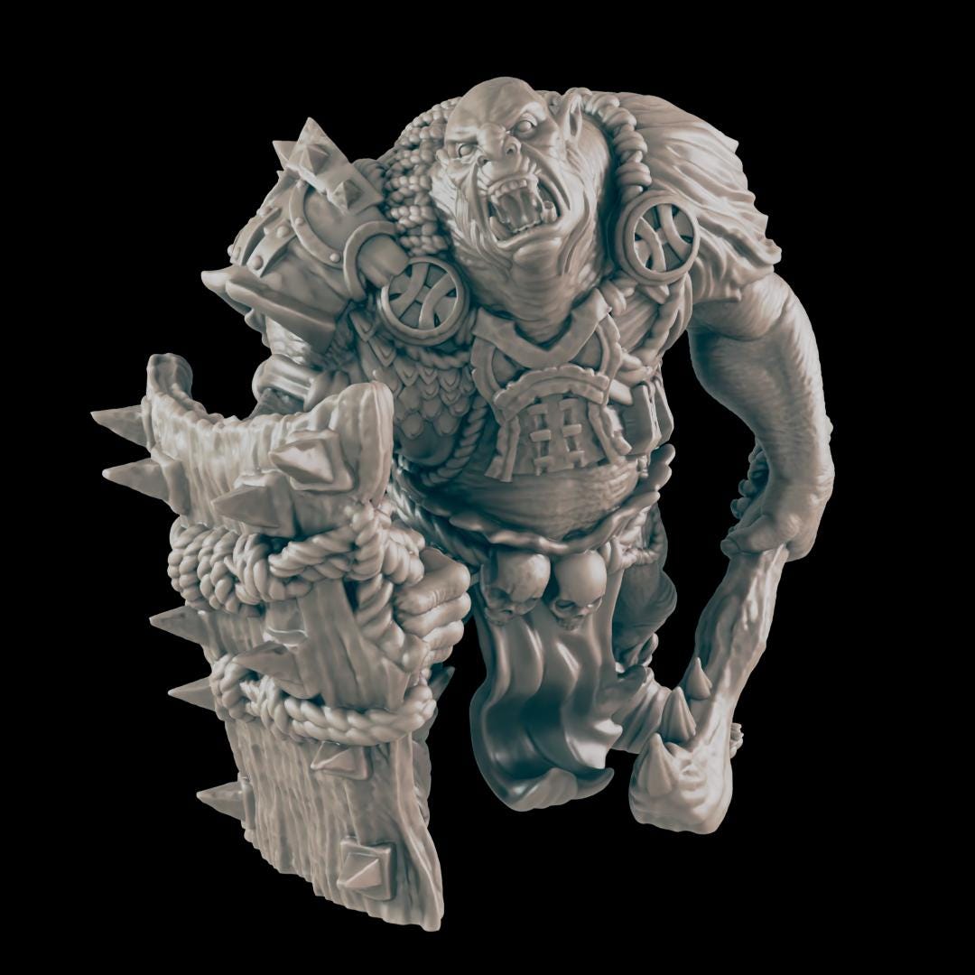 Ogre - Ec3d | 28mm and 32mm | Wargaming | DnD | Tabletop Roleplaying
