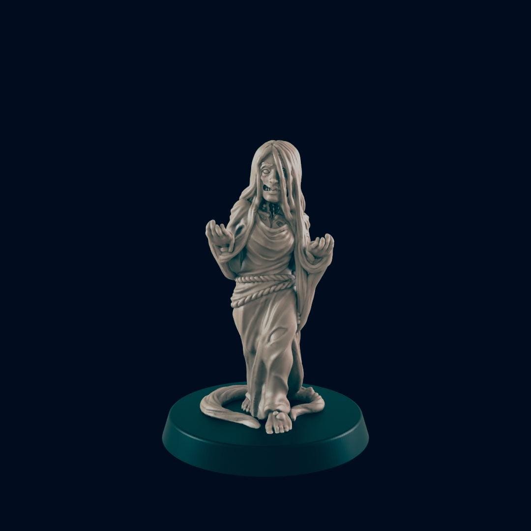 Drown Maiden - Ec3d | 28mm and 32mm | Wargaming | DnD | Tabletop Roleplaying