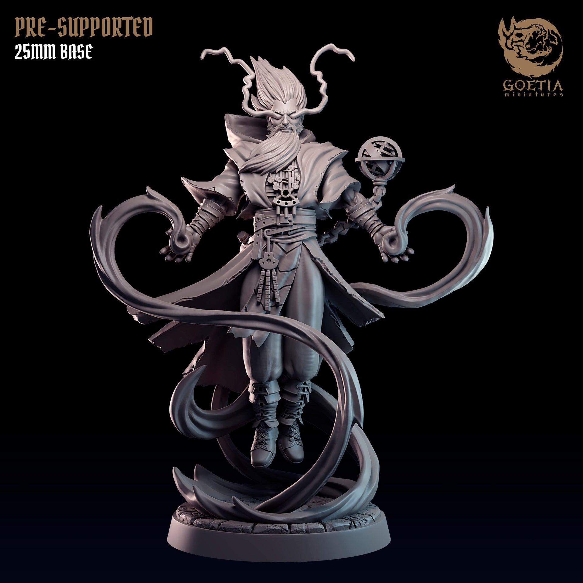 Arokhenes, Cultist Recluse - Goetia Miniatures | 28mm and 32mm | Wargaming | DnD | Tabletop Roleplaying