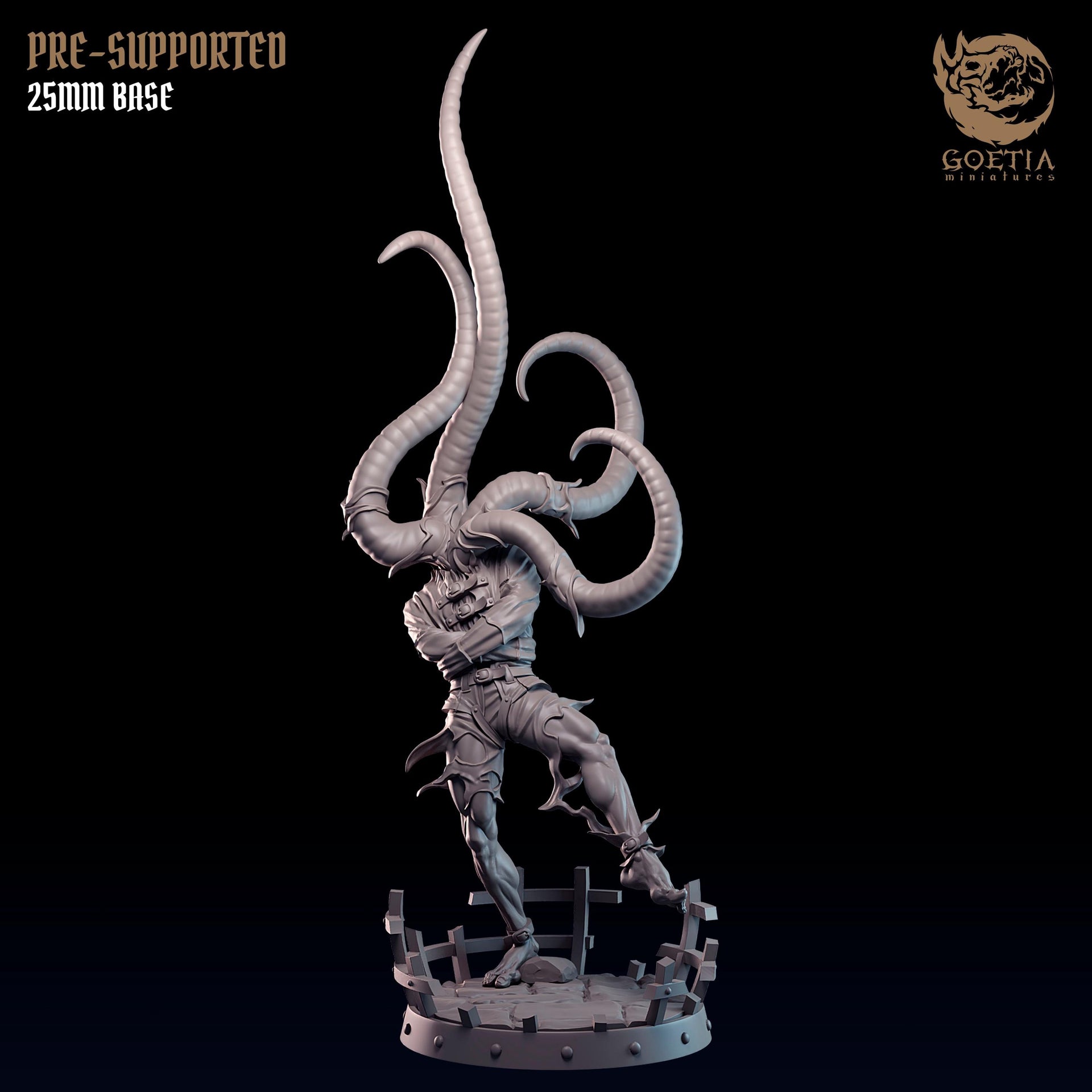 Straitjacket Cultists. Possessed Cthonic Inmates - Goetia Miniatures | 28mm and 32mm | Wargaming | DnD | Tabletop Roleplaying