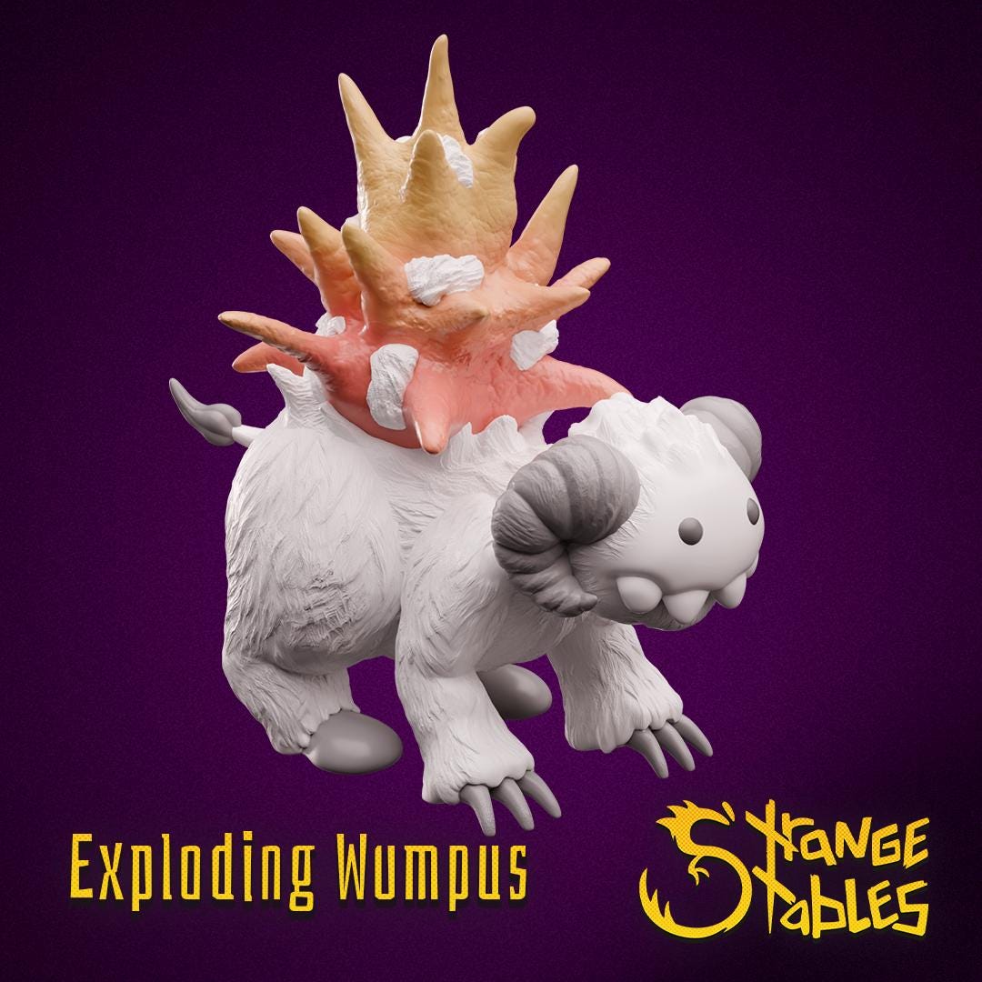 Exploding Wumpus - Strange Stables | 28mm and 32mm | Wargaming | DnD | Tabletop Roleplaying