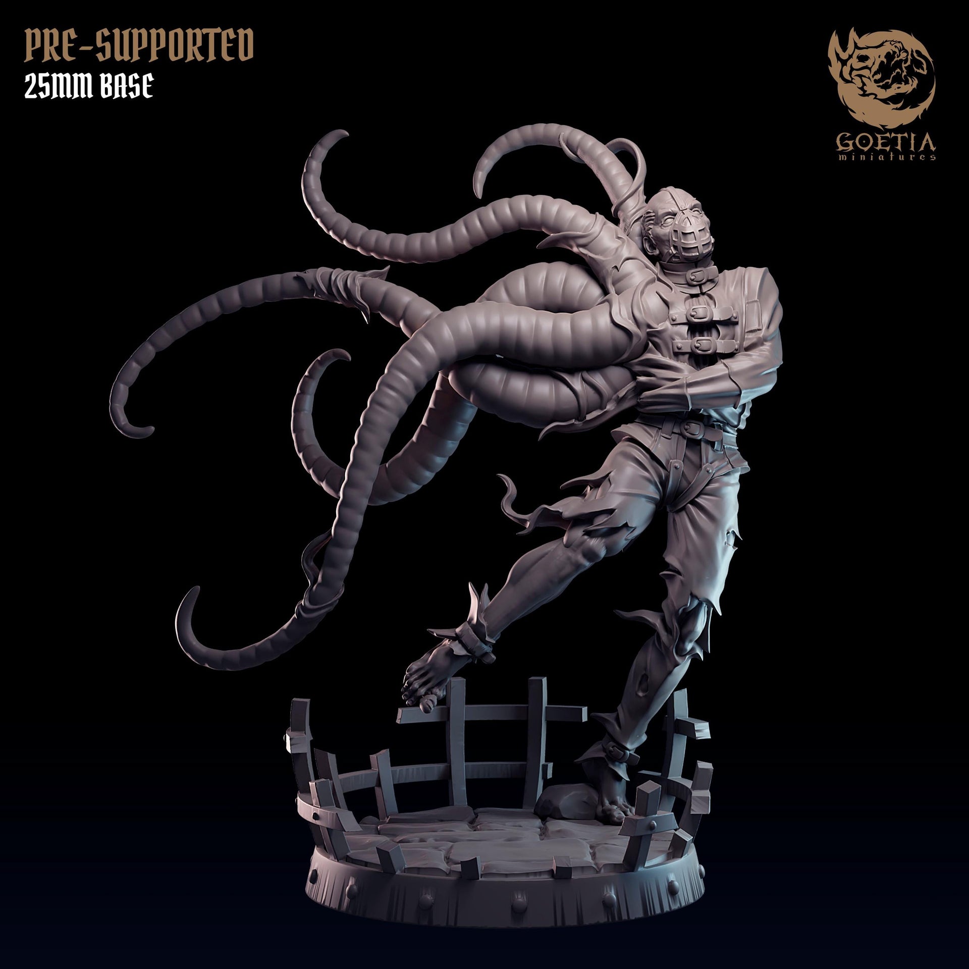 Straitjacket Cultists. Possessed Cthonic Inmates - Goetia Miniatures | 28mm and 32mm | Wargaming | DnD | Tabletop Roleplaying